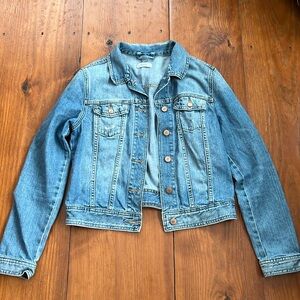 GAP distressed jean jacket